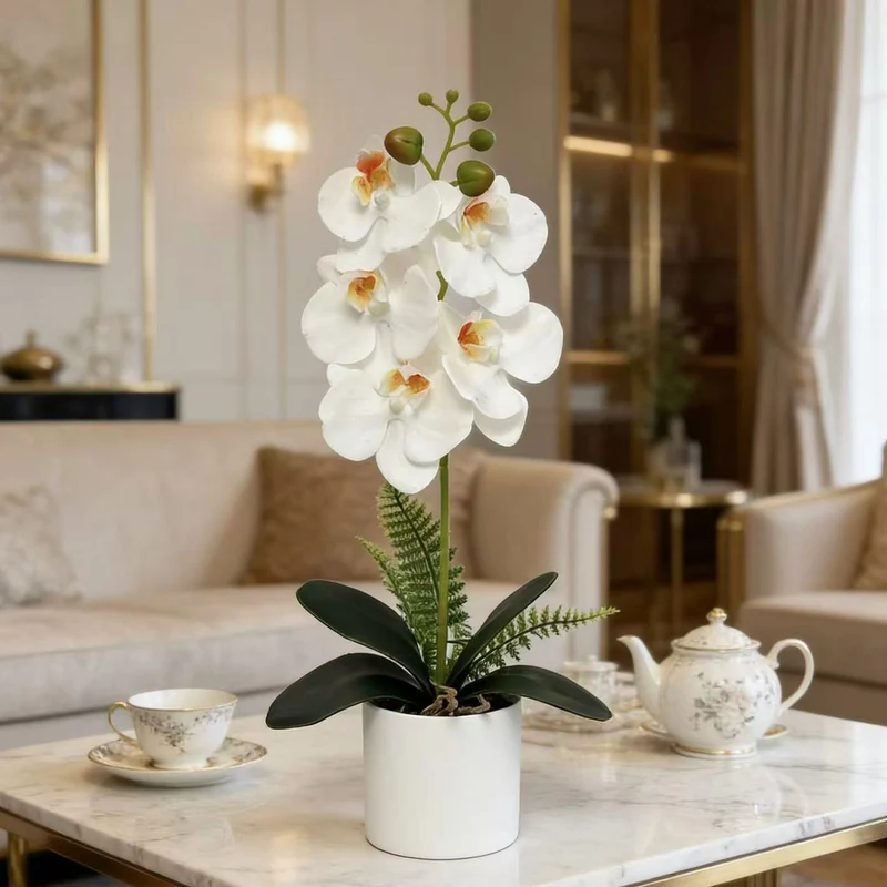 Künstliche Orchideenpflanze für dekorative Innenanzeige