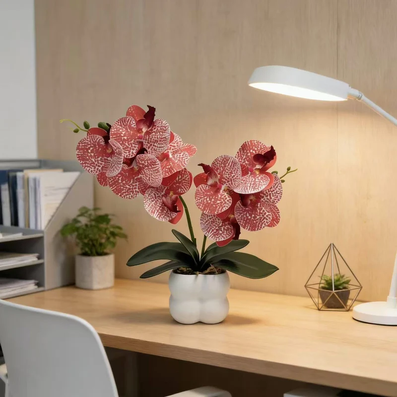 Künstliches Orchideenarrangement für die Wohnkultur und die Innenausstellung