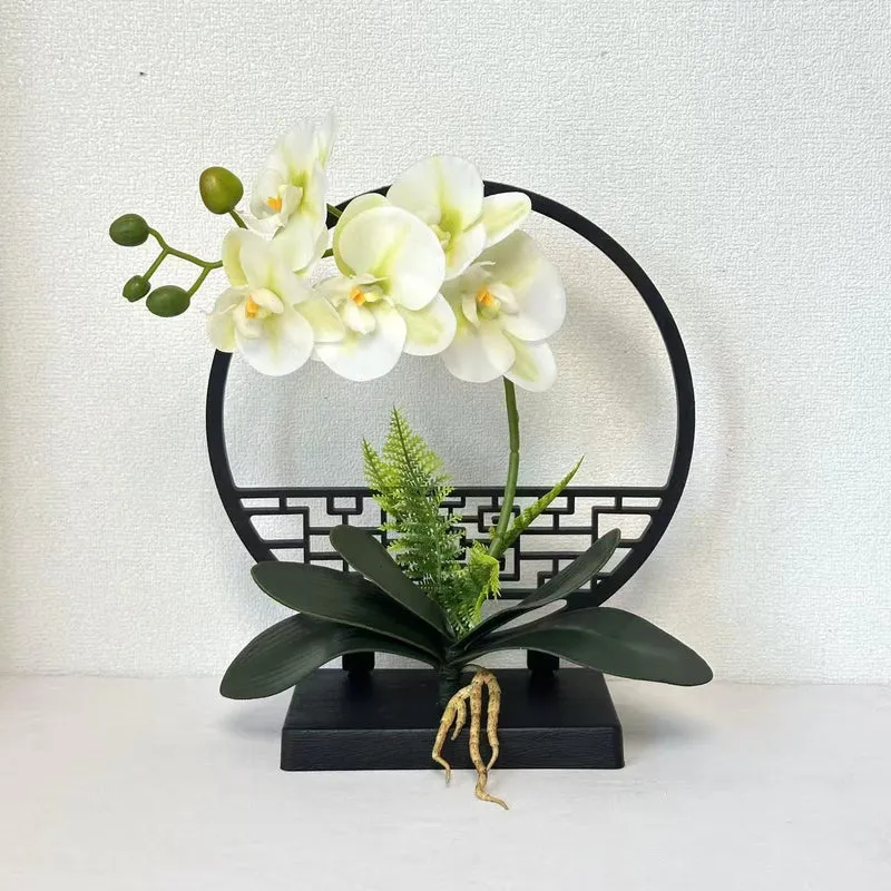 Elegante Kunstorchideen-Mittelstück für Tischdekoration