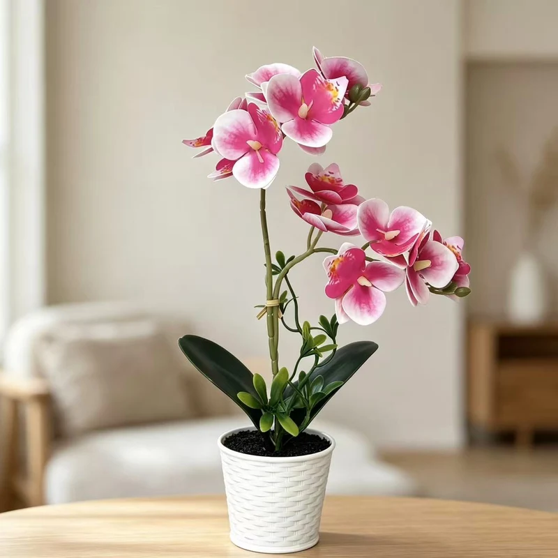Künstliche Orchideenarrangement für dekorative Innenausstellung