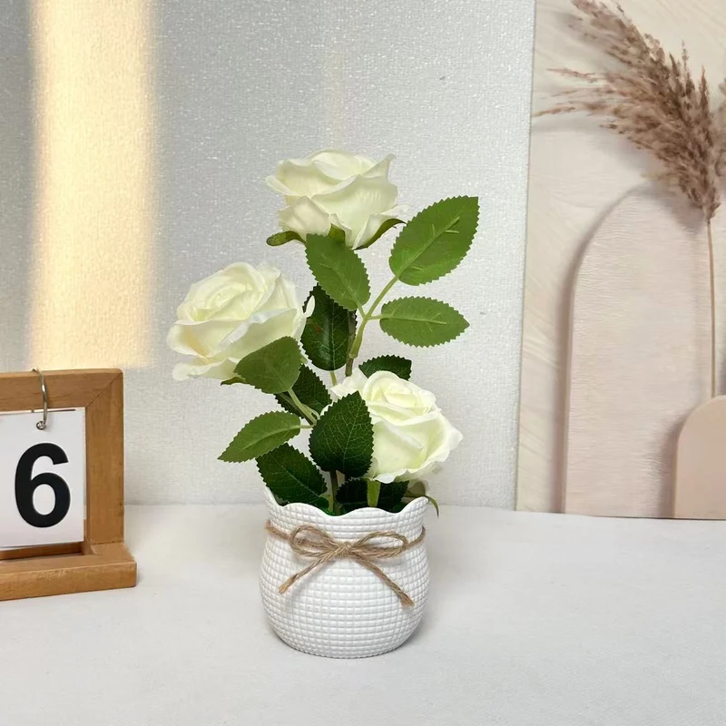 Elegante künstliche Rosenanordnung für die Wohnkultur