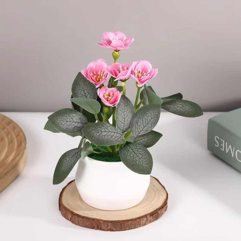 Künstliches Blumenarrangement für die Wohnkultur展示