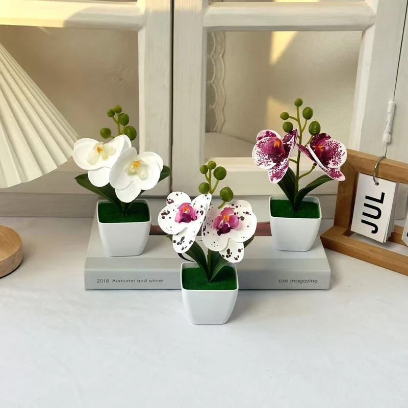 Dekorative künstliche Orchideen-Tischdekoration für die Wohnkultur