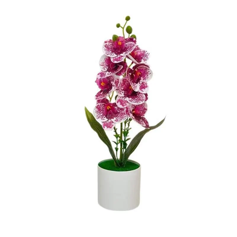 Dekorative künstliche Orchideenarrangement für Tischdeko