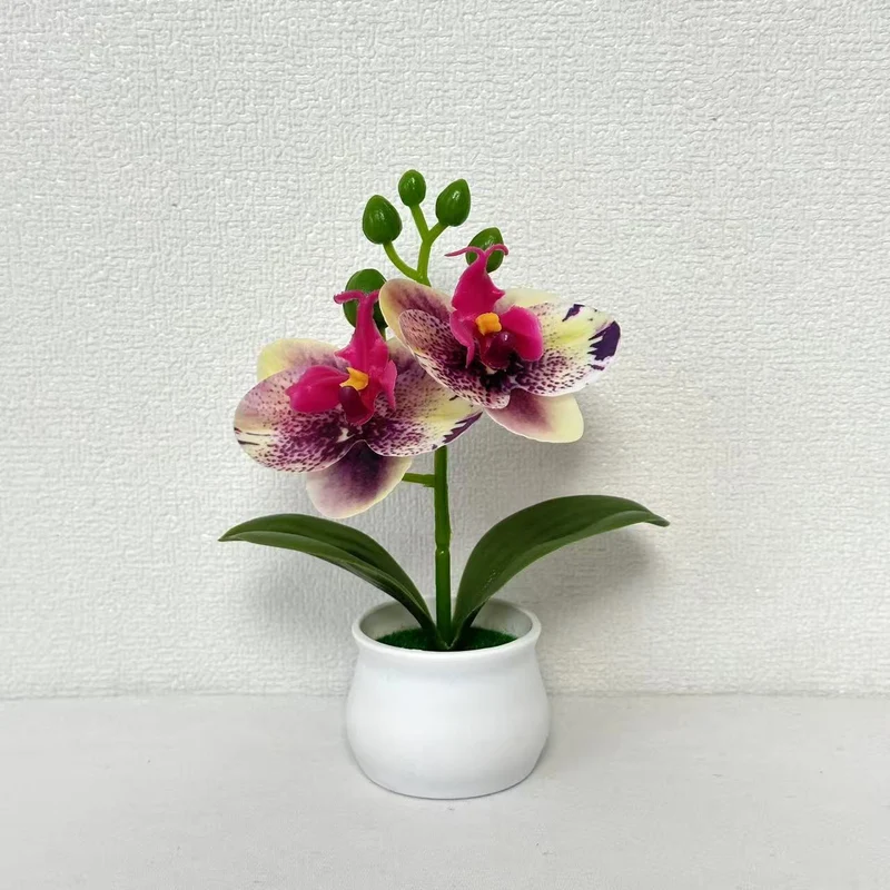 Elegante künstliche Orchideen Dekoration
