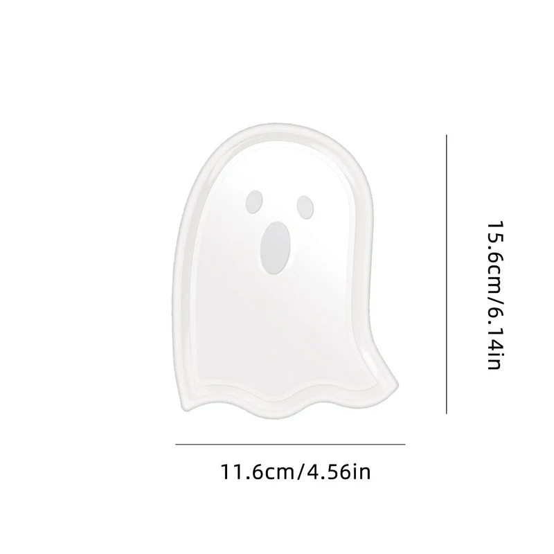 Silikon-Gießform für Geister-Untersetzer und Resin-Dekoration