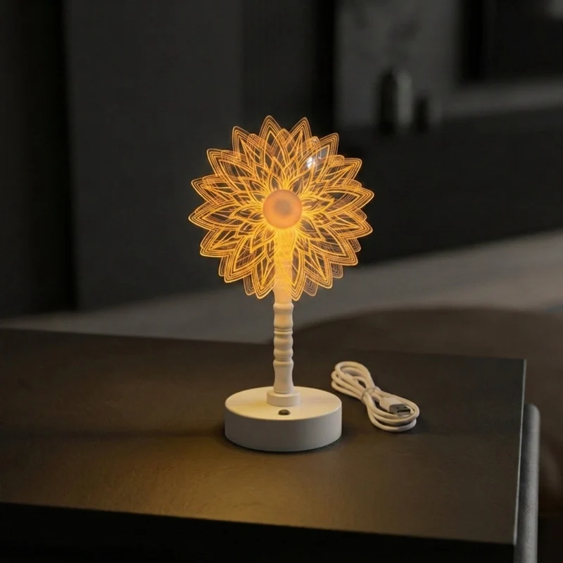 Dekorative LED Tischlampe mit modernem Design
