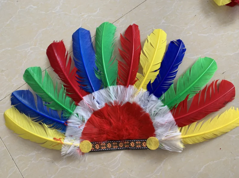Indianischer Federkopfschmuck