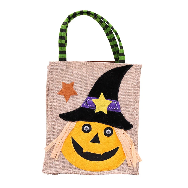 Halloween Tragetasche mit Hexenmotiv