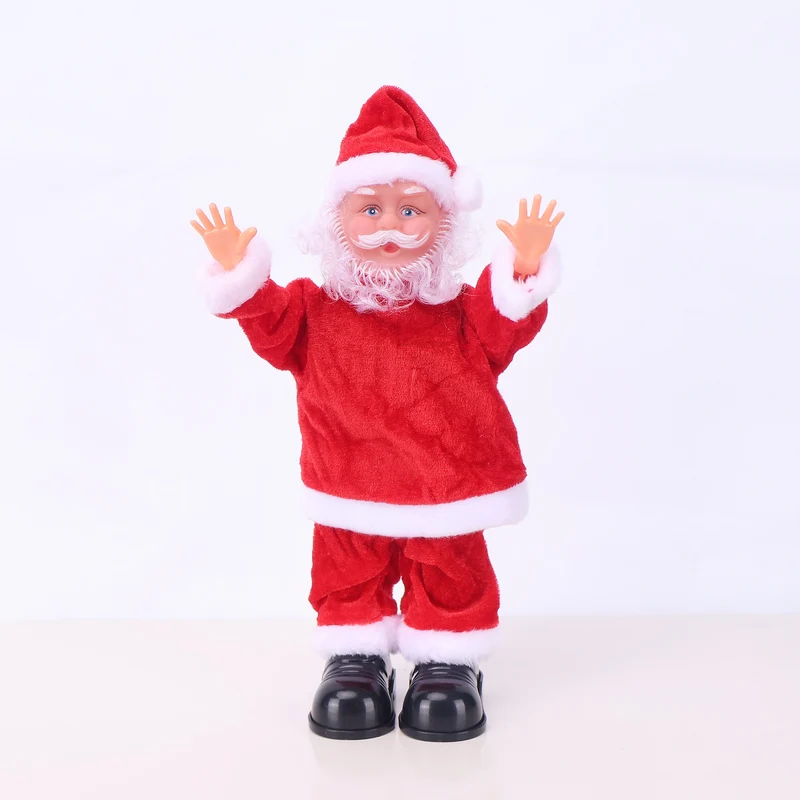 Dekorative Weihnachtsmannfigur mit Süßigkeit