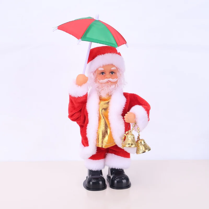 Dekorative Weihnachtsmannfigur mit Süßigkeit