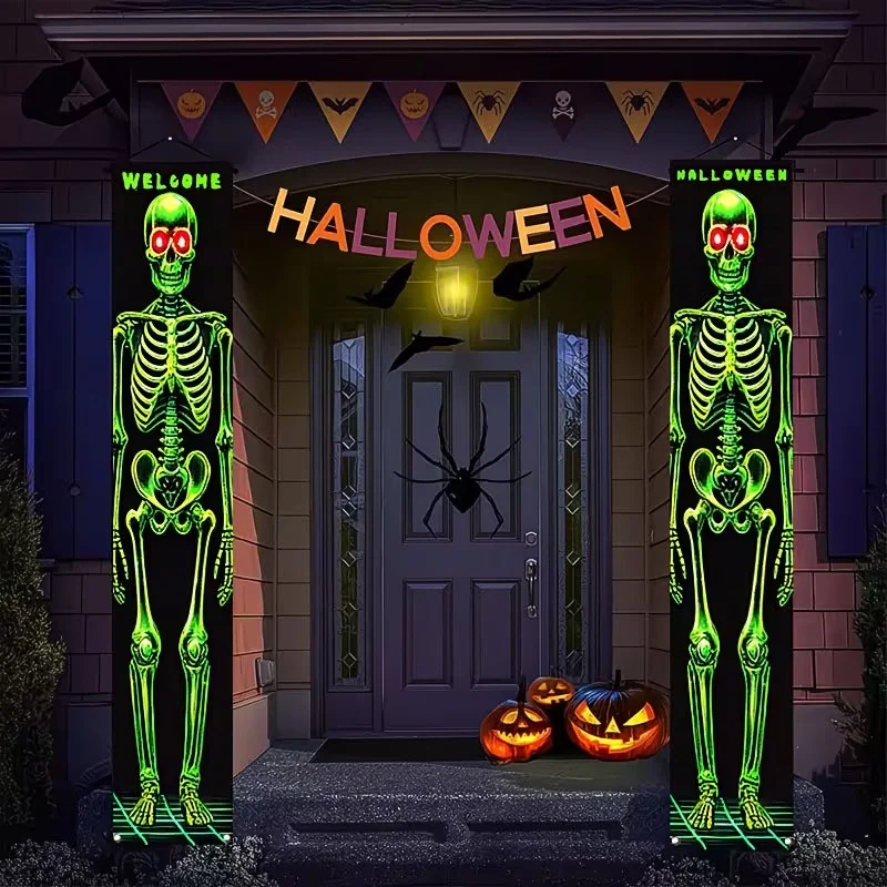 Hängendes Halloween-Türbanner Set