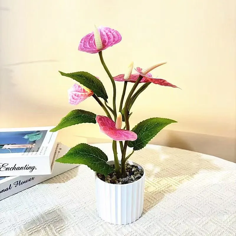 Künstliche Orchideenpflanzenarrangement 1790480743 Wohnkultur