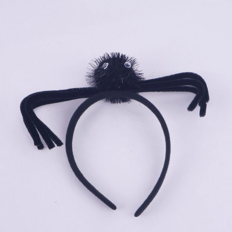 Halloween Haarreif mit Spinnen-Motiv