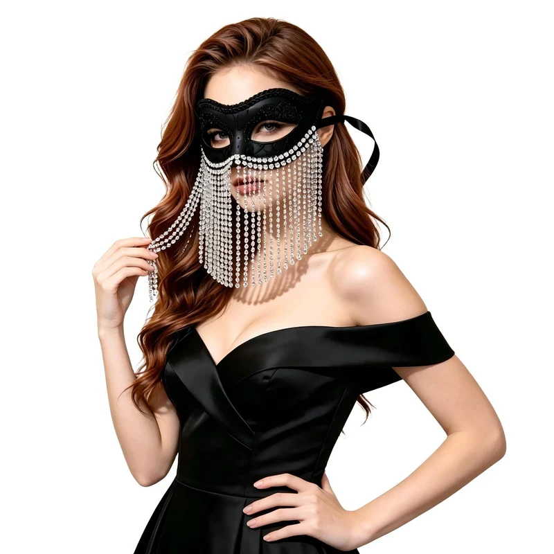 Pailletten Maske