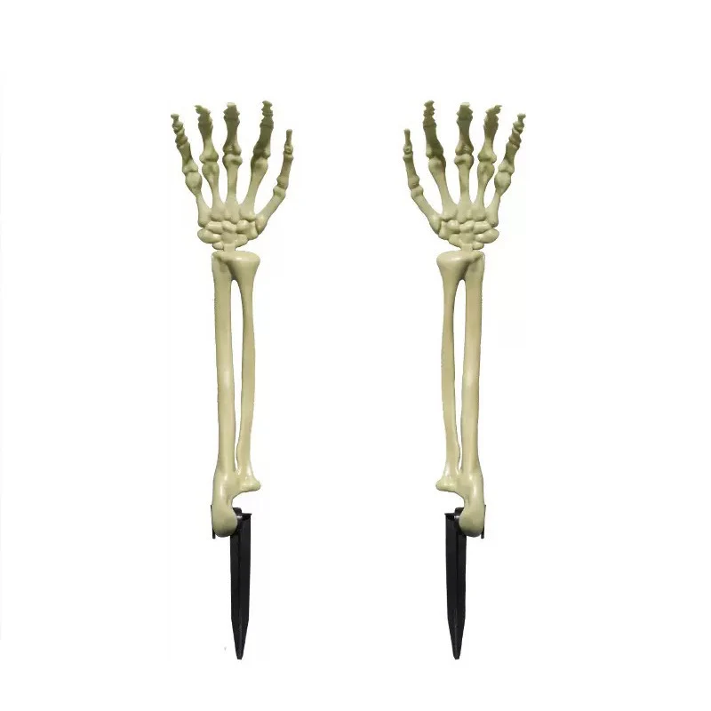 Gruselige Skelettgartenstecker