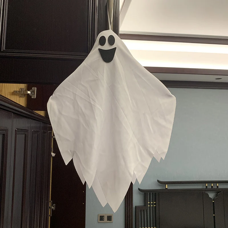 Gruselige Halloween Dekofigur als schwebendes Gespenst