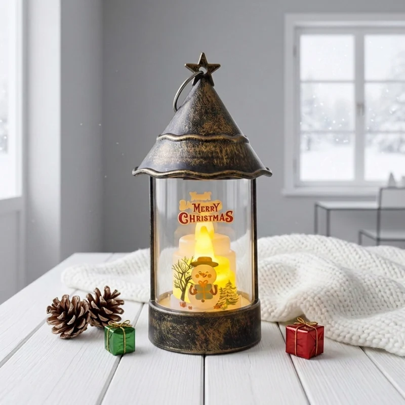 Weihnachtslaterne mit LED-Beleuchtung
