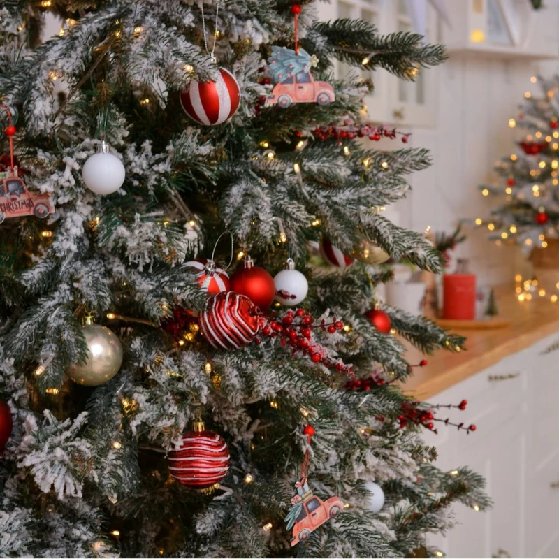 Dekorative Weihnachtsbaum Kugeln Set