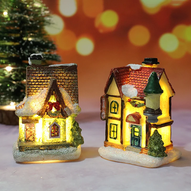 Dekorative Weihnachts-Spielzeughaus Figur