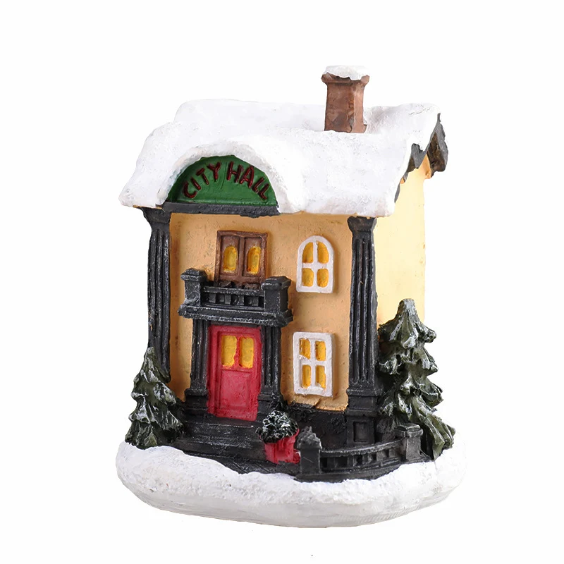 Dekorative Weihnachts-Spielzeughaus Figur