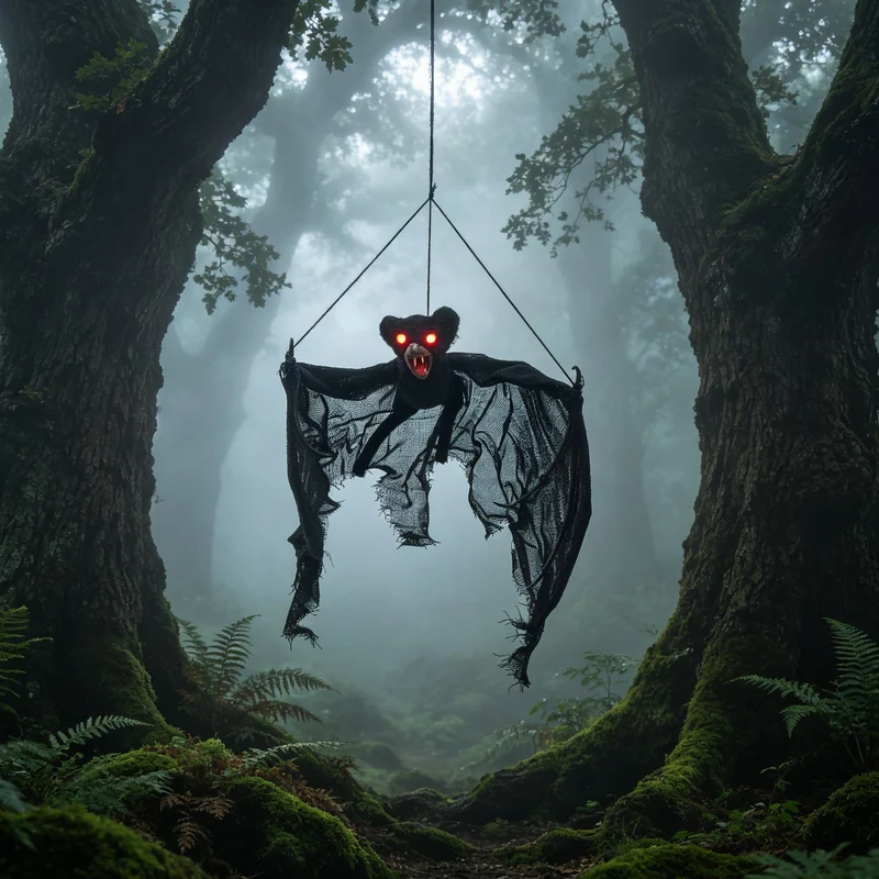 Gruselige Fledermaus Dekofigur