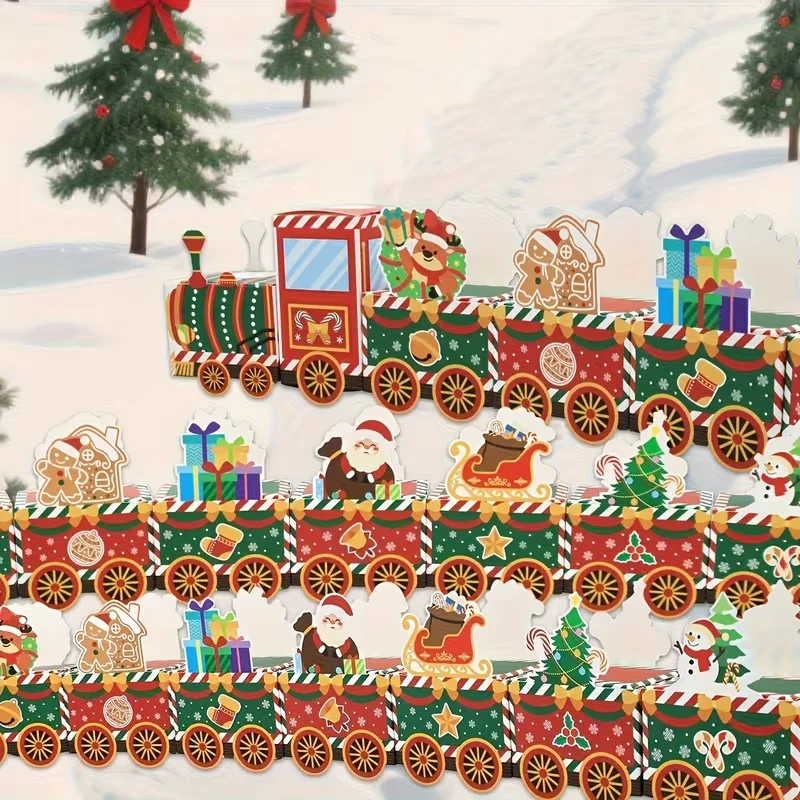 Weihnachtlicher Dekorationszug
