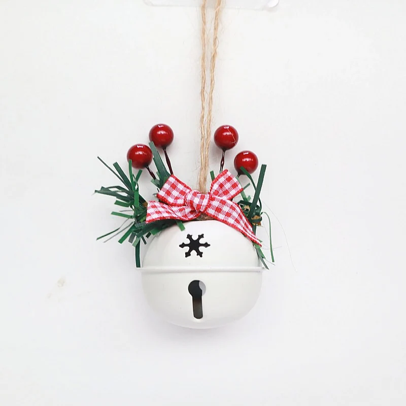 Weihnachtsglocke mit dekorativem Kranz