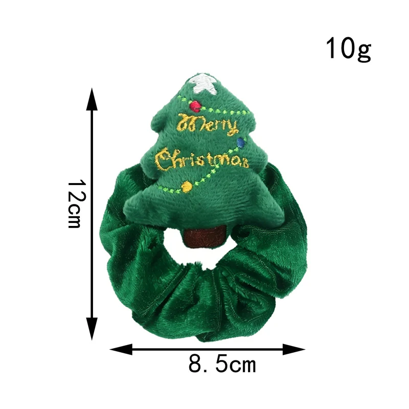 Weihnachtsgeschenk Haargummi mit Schleife