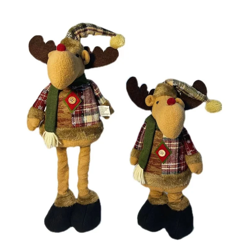 Dekorative Schneemann Figur im festlichen Design