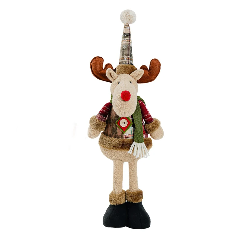 Dekorative Schneemann Figur im festlichen Design