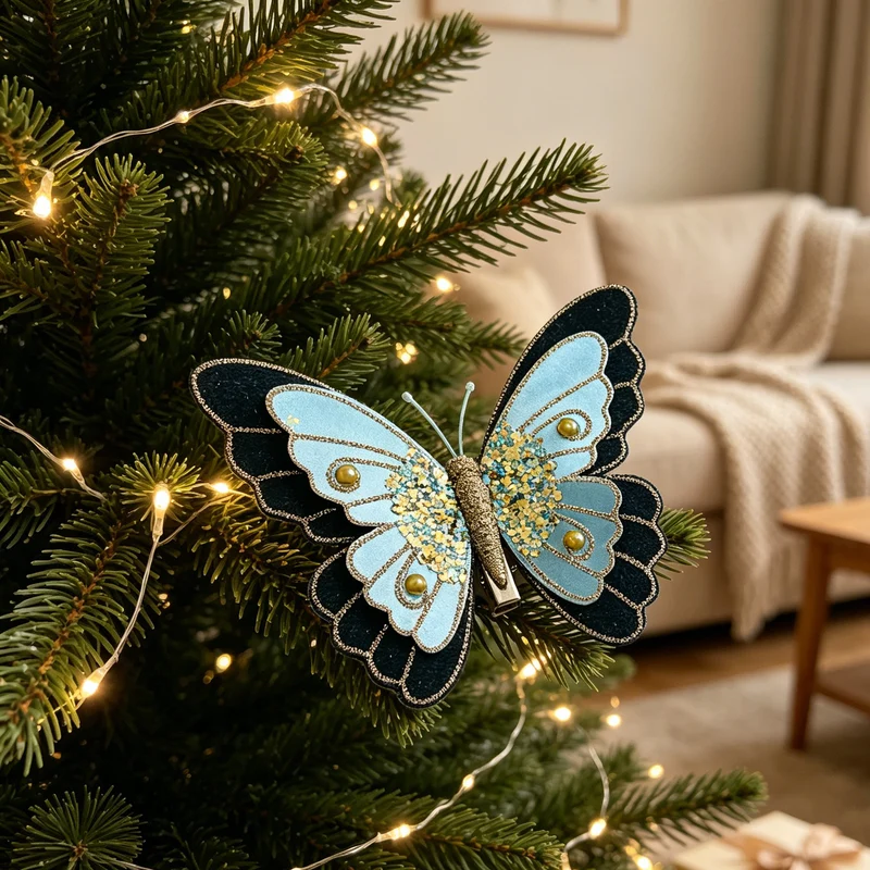 Dekorative Schmetterlingsanhänger für Weihnachtsbaum