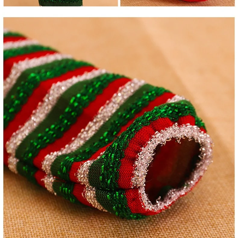 Weihnachtlicher Plüschsocken