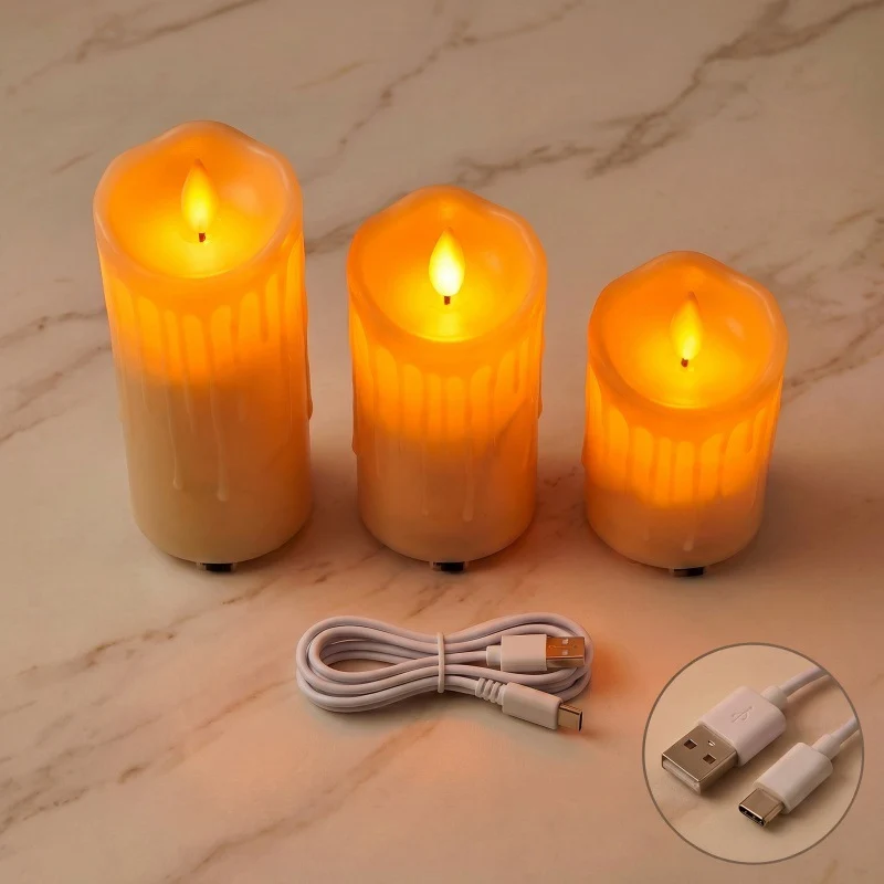 LED-Stumpenkerze