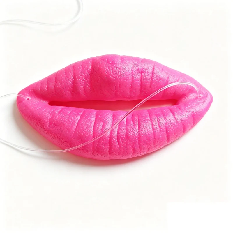 Dekorative Lippenfigur