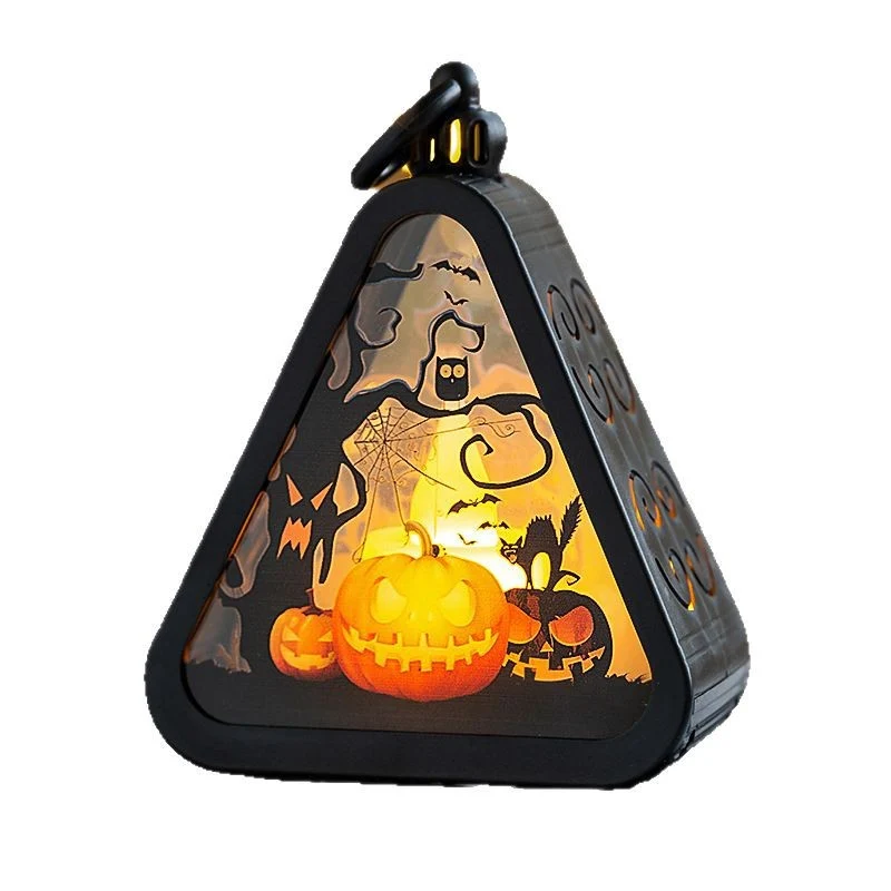 Halloween Laterne mit Lichteffekt