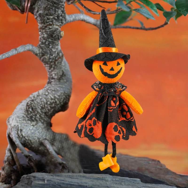 Dekorative Halloween Katze mit Hexenhut
