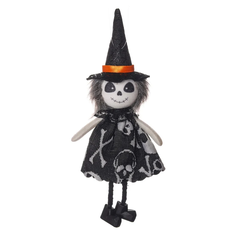 Dekorative Halloween Katze mit Hexenhut