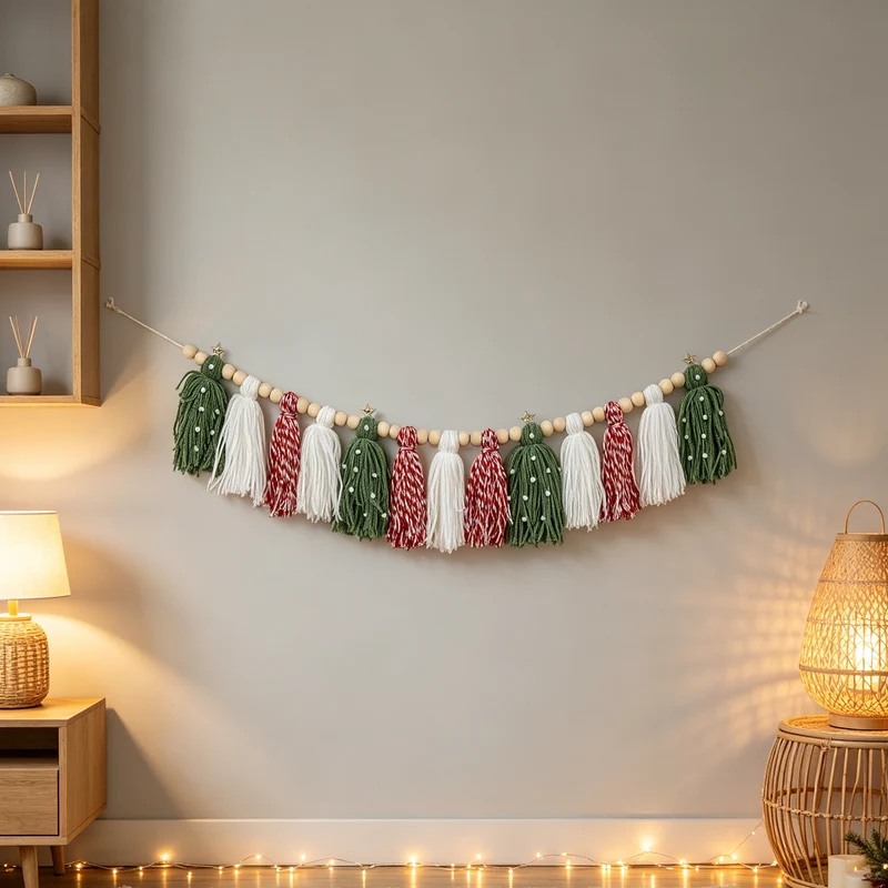 Dekorativer Weihnachtsbaum Girlande