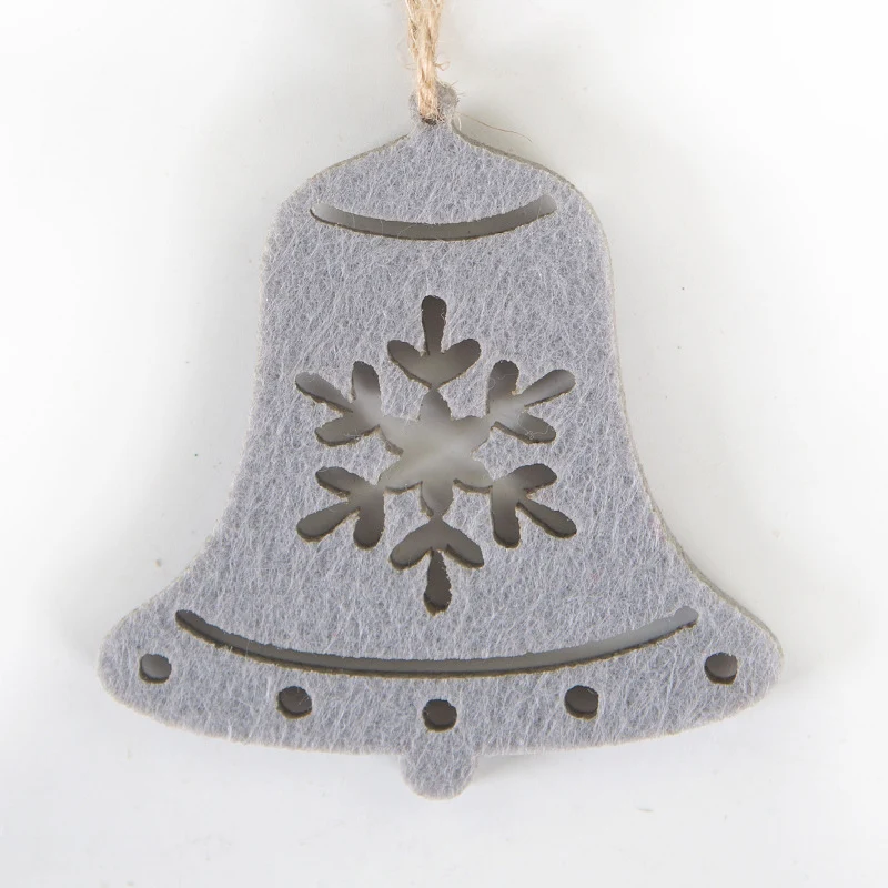 Dekorative Weihnachtsstern Anhänger aus Filz