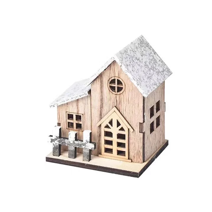 Dekorative Weihnachtssteinhaus