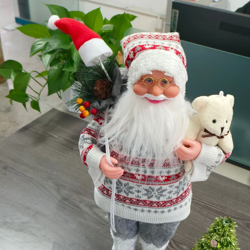 Plüsch Weihnachtsmütze mit Ohrenschutz