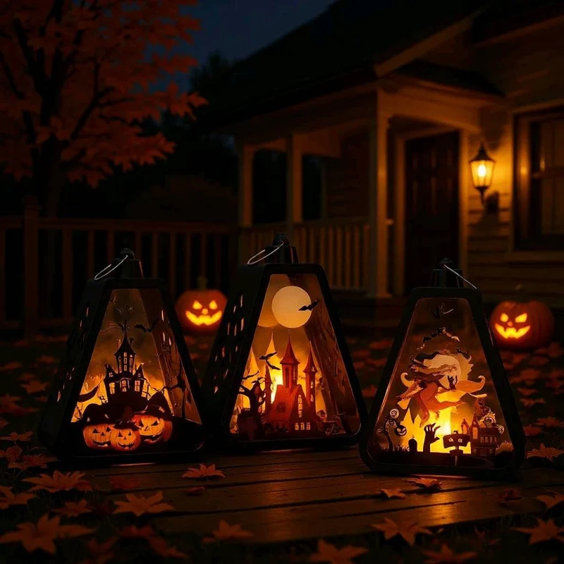 Halloween Dekolampe
