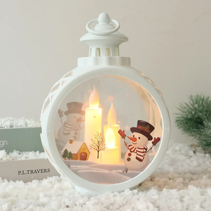 Weihnachtslaterne mit LED Beleuchtung