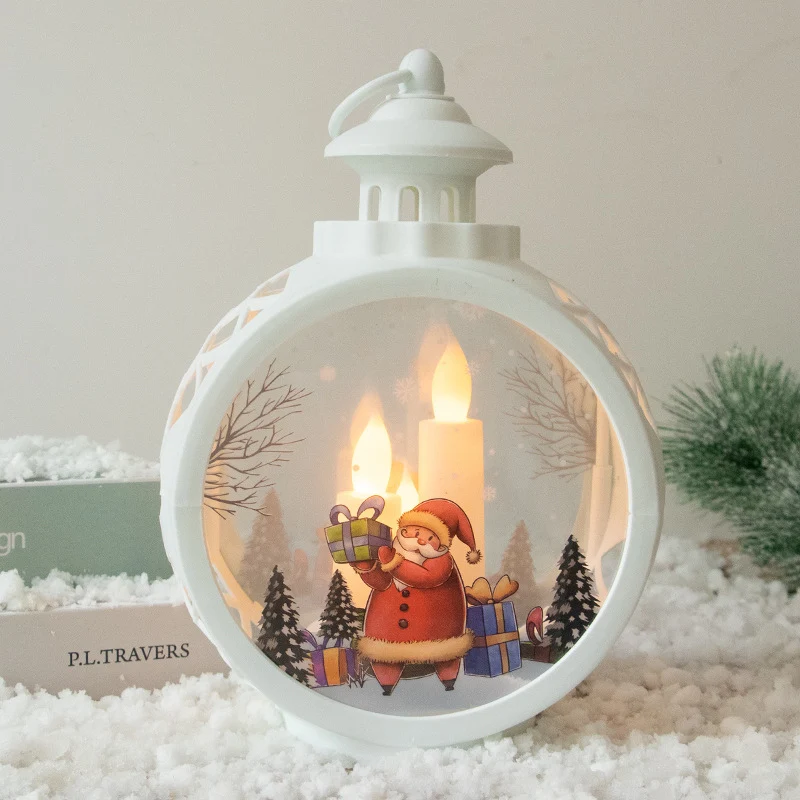 Weihnachtslaterne mit LED Beleuchtung
