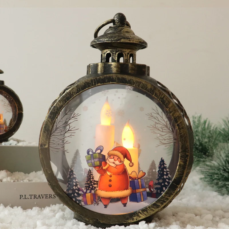 Weihnachtslaterne mit LED Beleuchtung