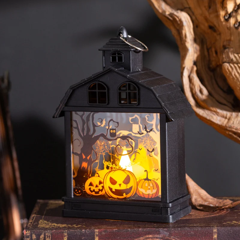 Gruselige Halloween Deko-Laterne