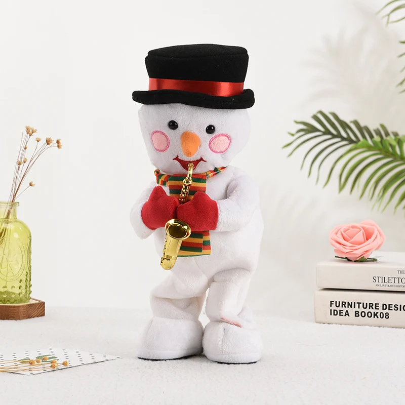 Plüsch Weihnachtsbaumfigur mit Gitarre