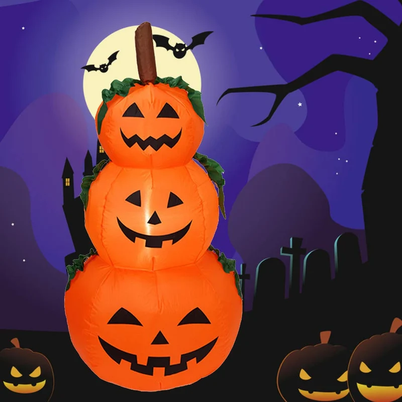 Aufblasbare Halloween Kürbis-Dekorationsfigur