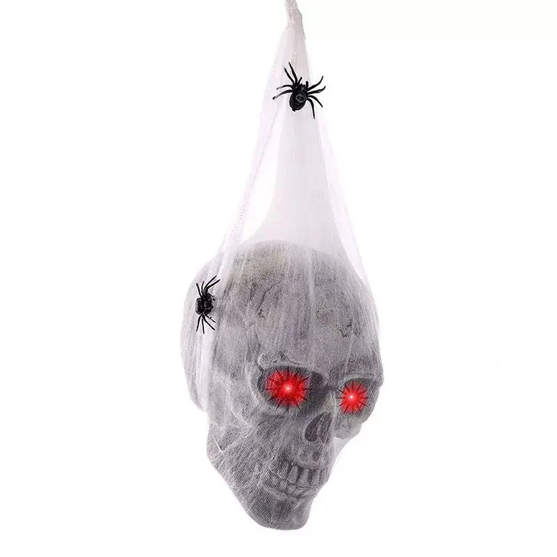 Hängende Gruselige Totenkopf-Dekoration